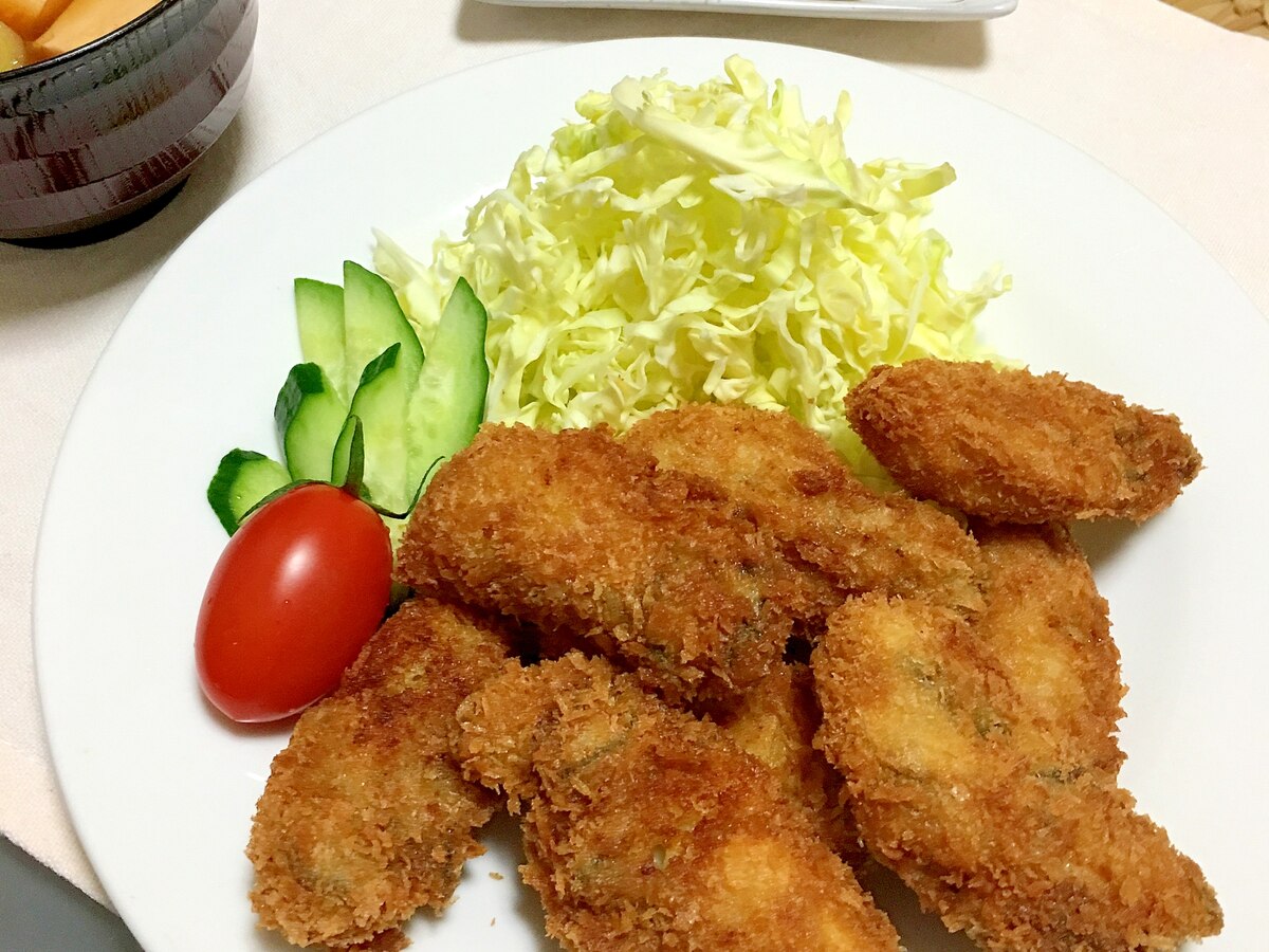 ポリ袋で粉付け 油はね無し 基本の牡蠣フライ レシピ 作り方 By Kuuuma 楽天レシピ